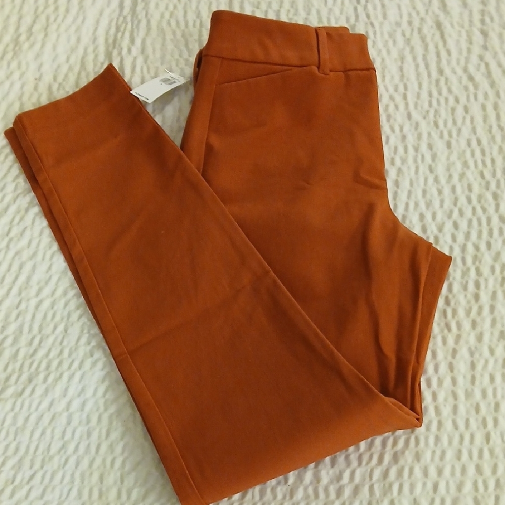 NWT Old Navy Women's High Waisted Pixie Skinny, Gingerspice | Size 2